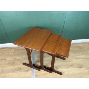 Retro Vintage Mid Century Teak G Plan Fresco Nest Of Tables