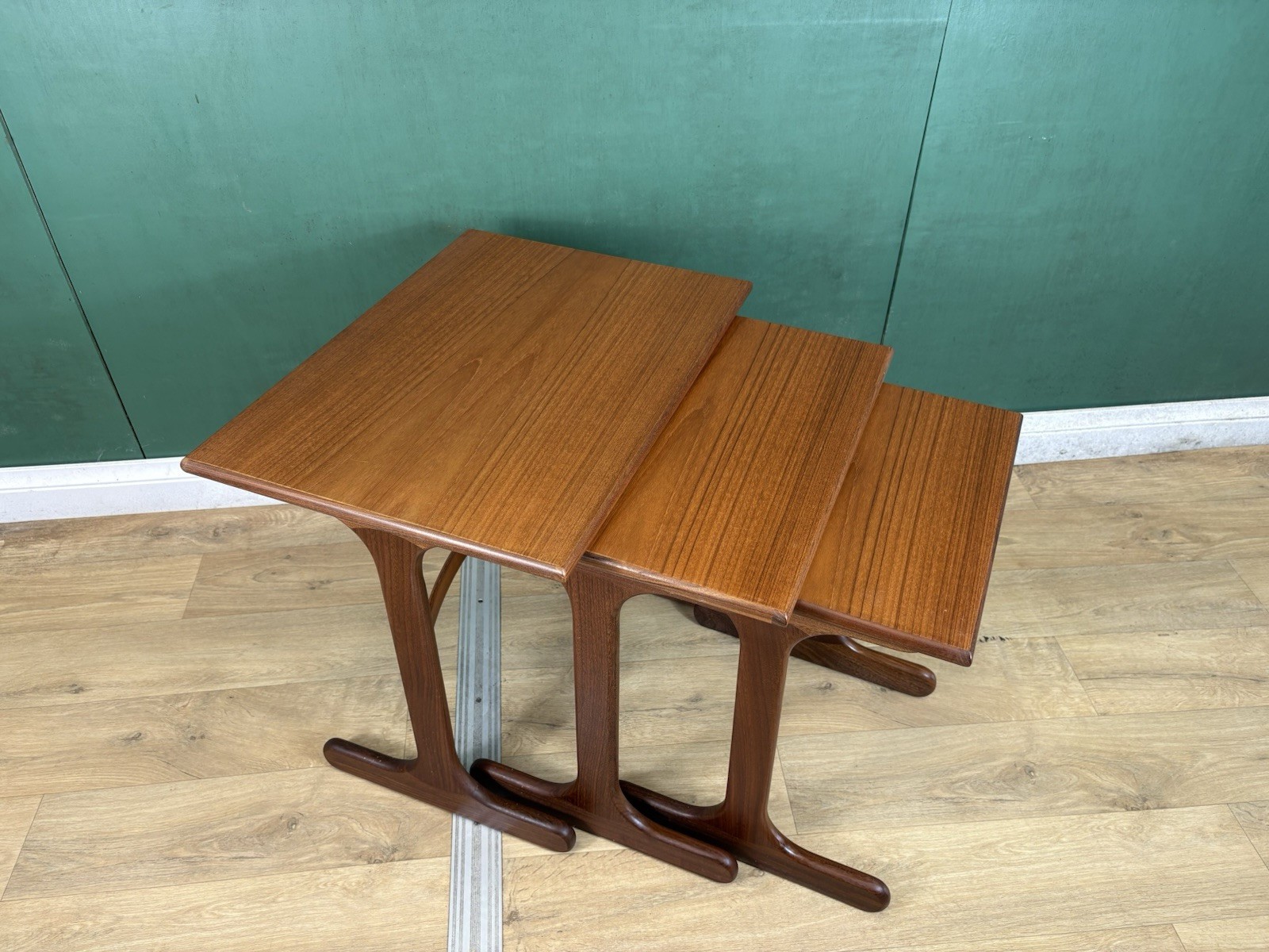 Retro Vintage Mid Century Teak G Plan Fresco Nest Of Tables