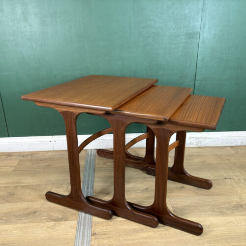 Retro Vintage Mid Century Teak G Plan Fresco Nest Of Tables