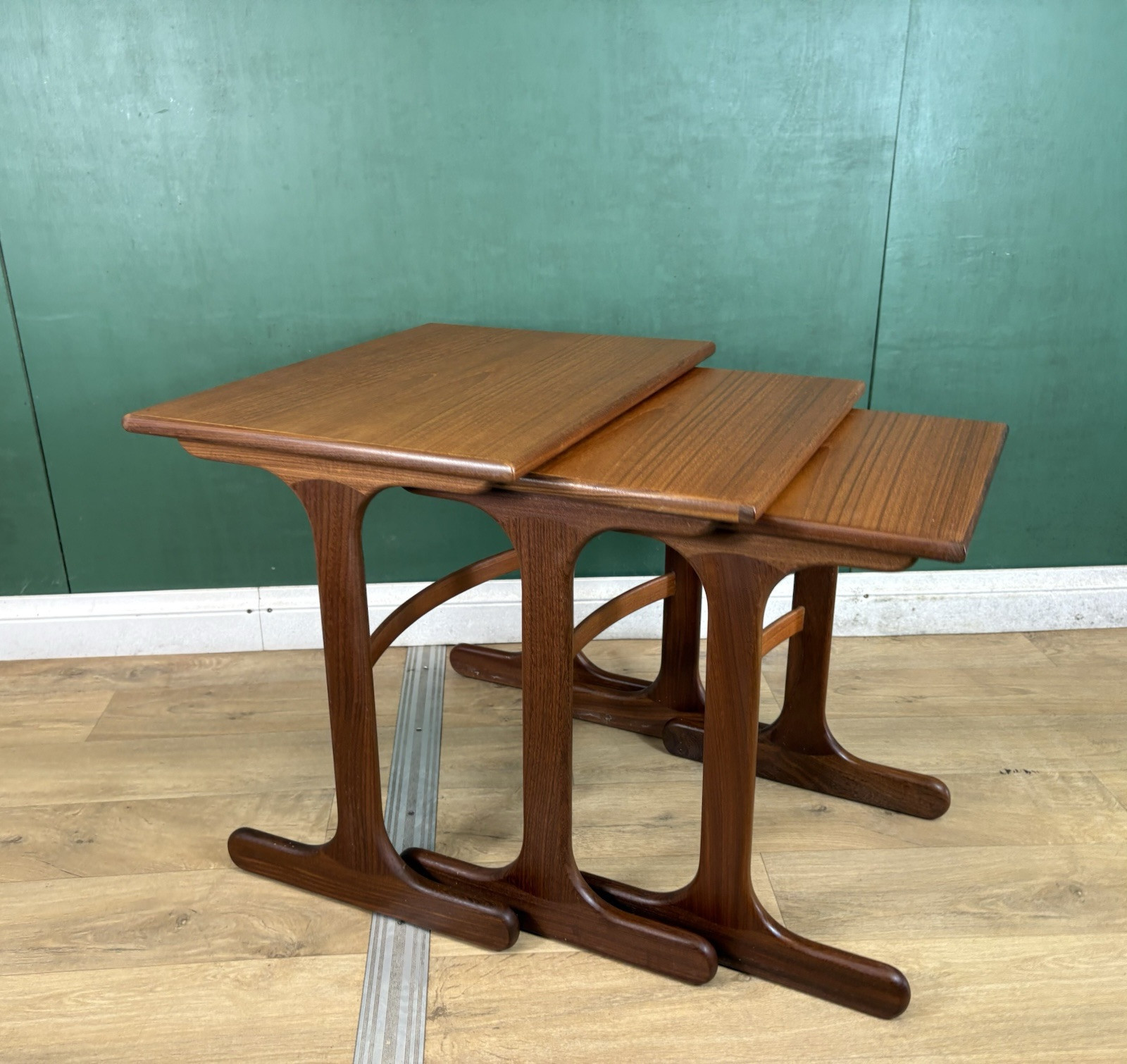 Retro Vintage Mid Century Teak G Plan Fresco Nest Of Tables