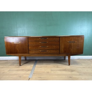 Retro Vintage Mid Century Teak Sideboard By Jentique Furniture-Courier