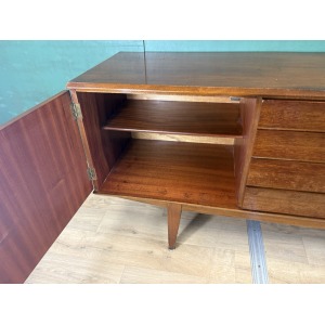 Retro Vintage Mid Century Teak Sideboard By Jentique Furniture-Courier