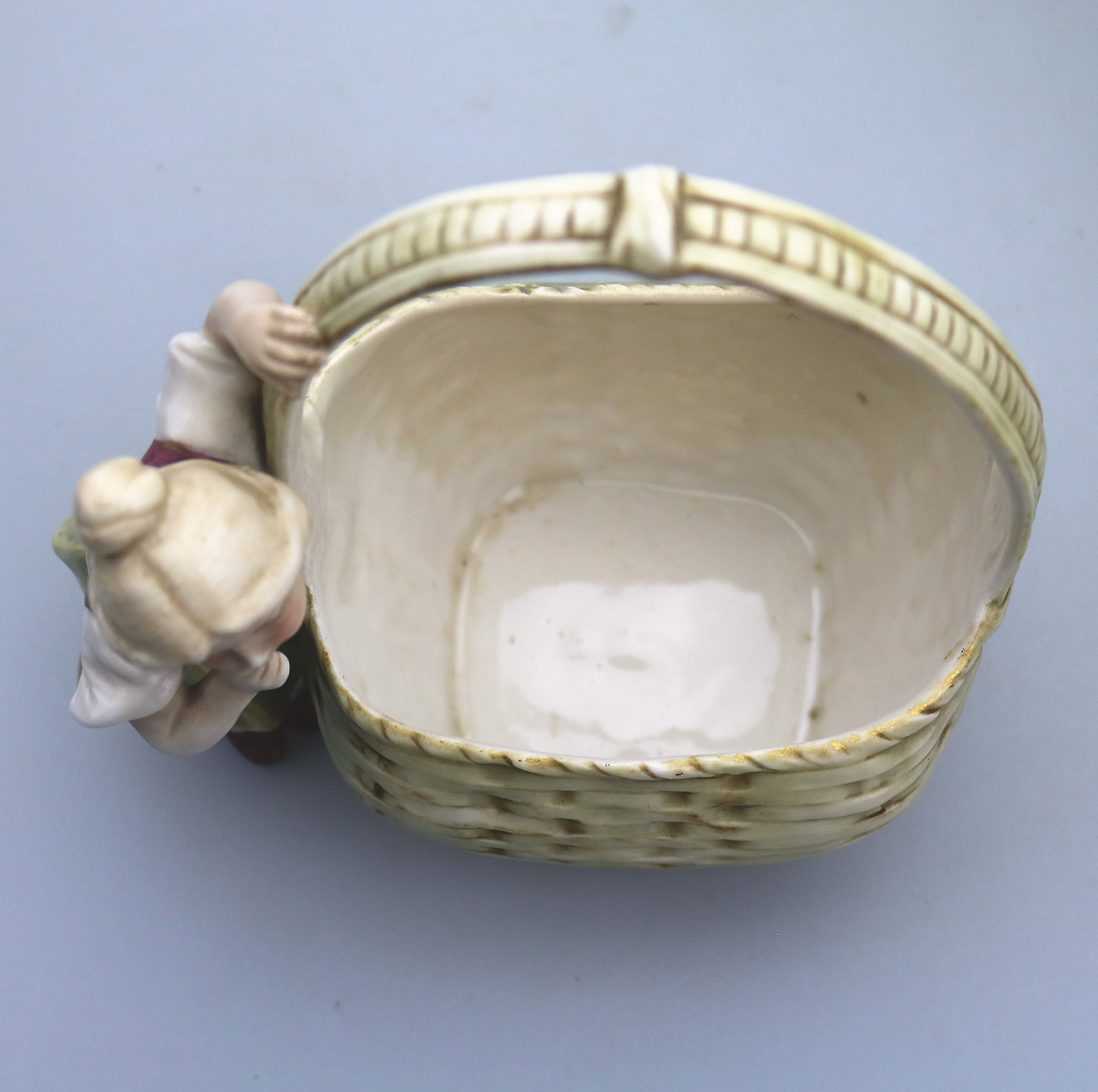 Antique Art Nouveau continental novelty porcelain Royal Dux Figural Vase C.1900