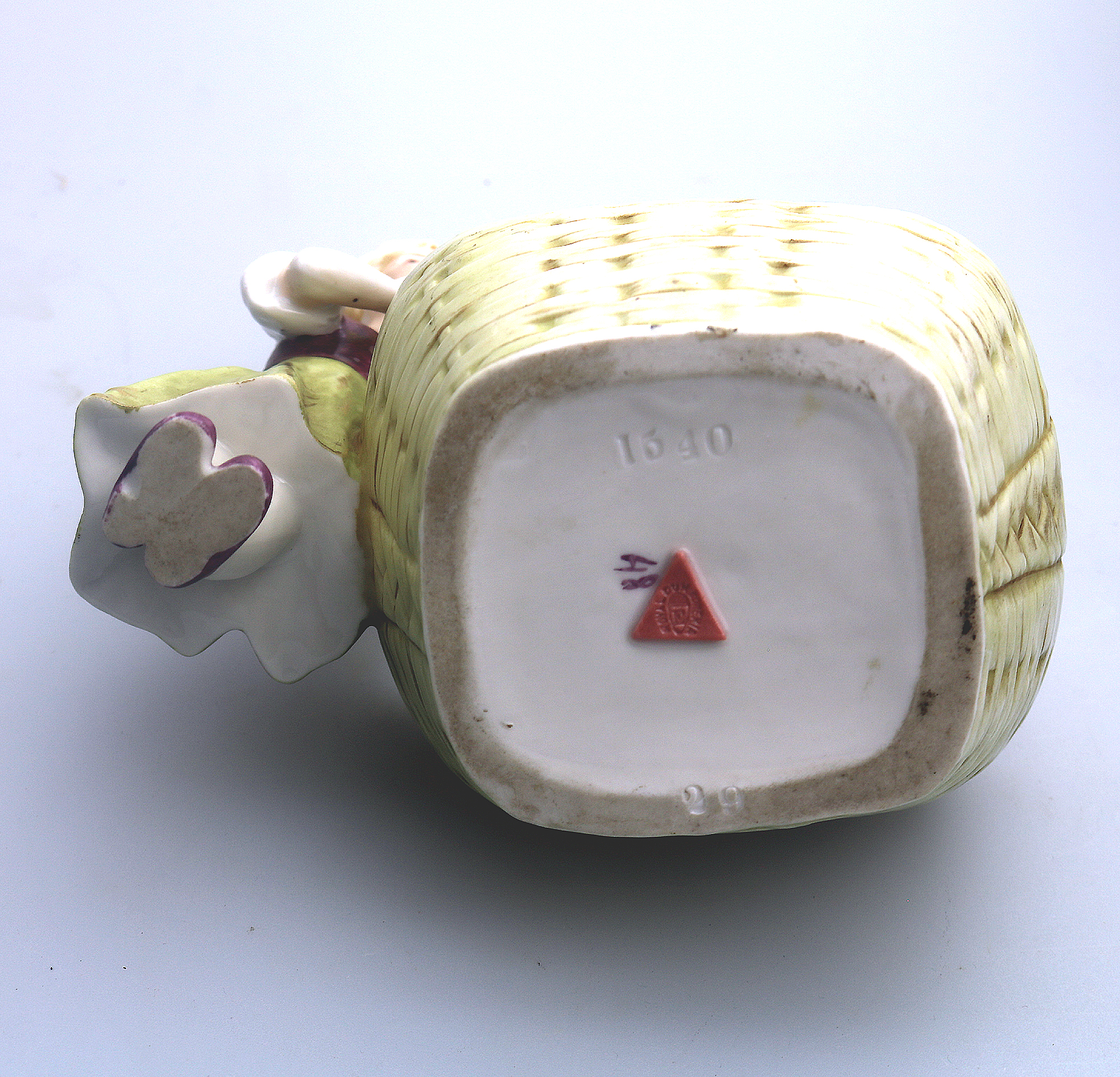 Antique Art Nouveau continental novelty porcelain Royal Dux Figural Vase C.1900