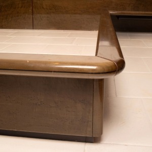 "Seven" bed by Luigi Saccardo for Gasparello