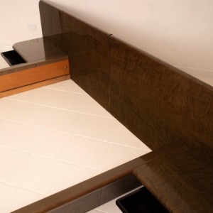 "Seven" bed by Luigi Saccardo for Gasparello