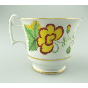 An unusual antique Georgian Spode porcelain hand-painted Coffee Cup C.1810+