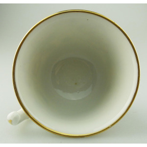 An unusual antique Georgian Spode porcelain hand-painted Coffee Cup C.1810+
