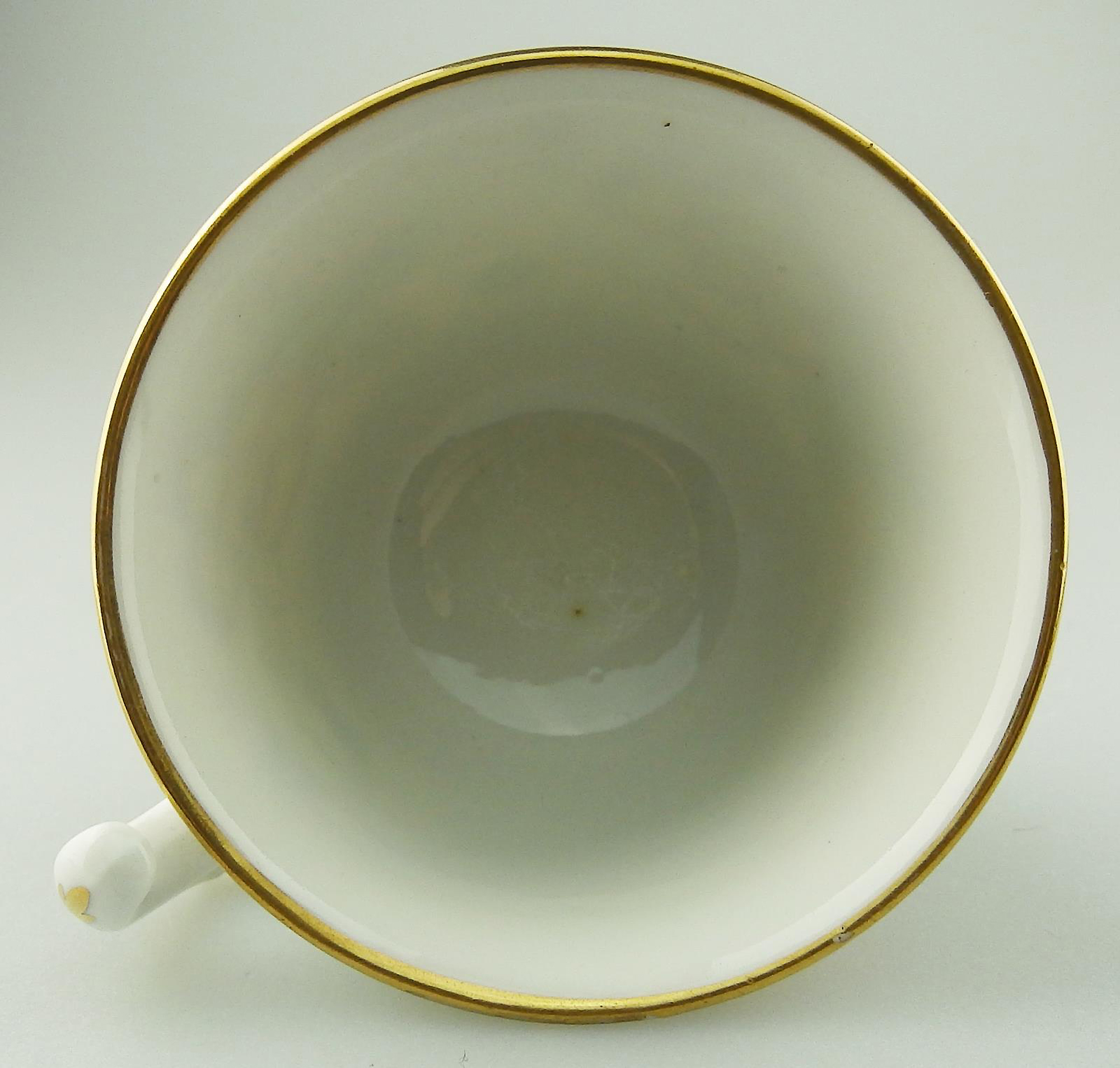 An unusual antique Georgian Spode porcelain hand-painted Coffee Cup C.1810+