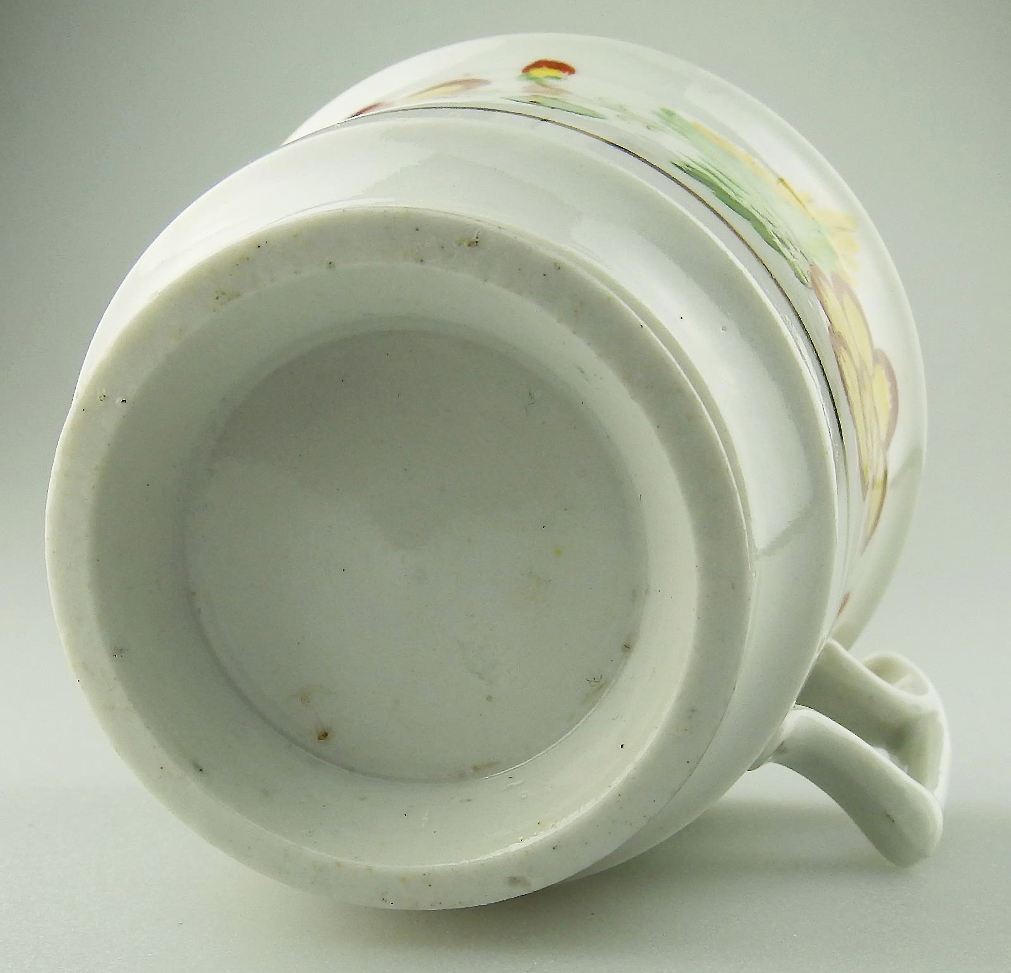 An unusual antique Georgian Spode porcelain hand-painted Coffee Cup C.1810+