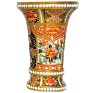 A rare antique Georgian Spode porcelain Imari hand painted Spill Vase C.1810