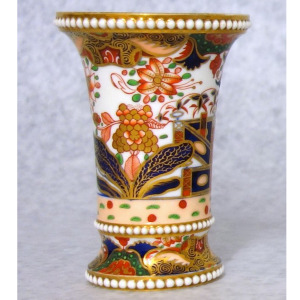 Antique Georgian Spode porcelain Japanese Imari hand painted Spill Vase C.1810