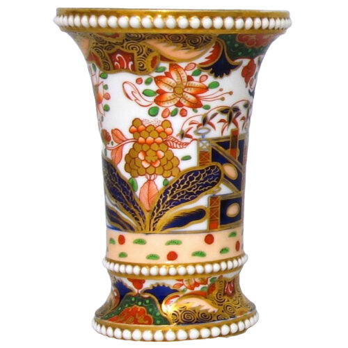 Antique Georgian Spode porcelain Japanese Imari hand painted Spill Vase C.1810