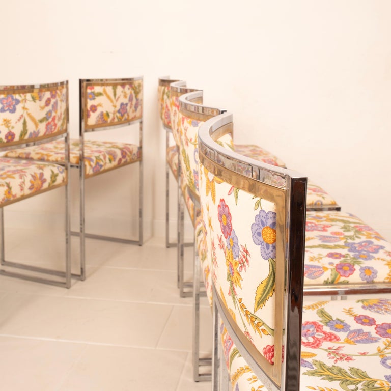 "SQ-AL" chairs by Willy Rizzo for Maison Willy Rizzo 1970
