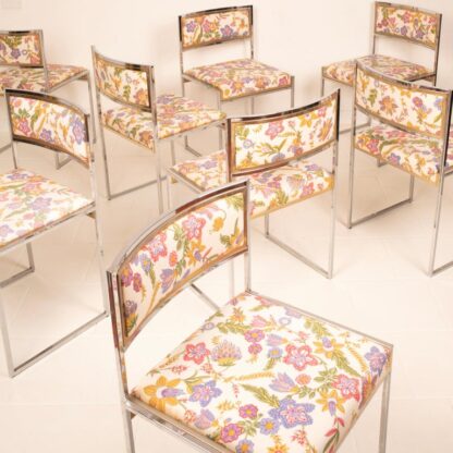 "SQ-AL" chairs by Willy Rizzo for Maison Willy Rizzo 1970