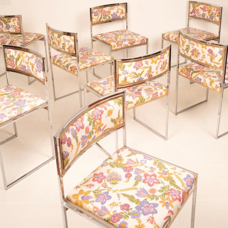 "SQ-AL" chairs by Willy Rizzo for Maison Willy Rizzo 1970