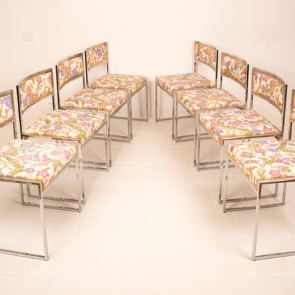 "SQ-AL" chairs by Willy Rizzo for Maison Willy Rizzo 1970