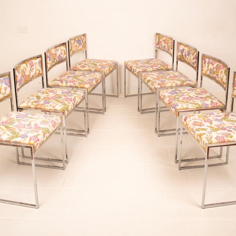 "SQ-AL" chairs by Willy Rizzo for Maison Willy Rizzo 1970
