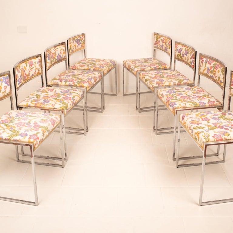 "SQ-AL" chairs by Willy Rizzo for Maison Willy Rizzo 1970