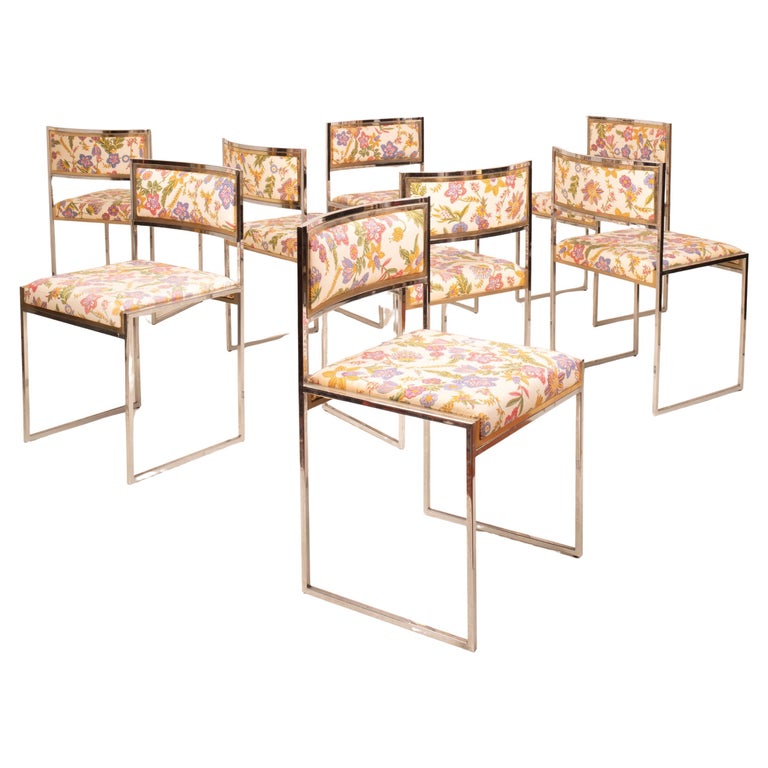 "SQ-AL" chairs by Willy Rizzo for Maison Willy Rizzo 1970