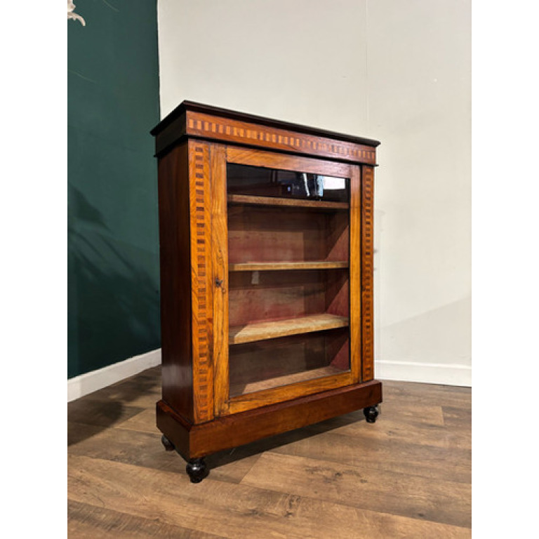 Victorian Inlaid Mahogany Side Cabinet