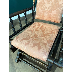 Victorian Upholstered American Style Rocking Chair