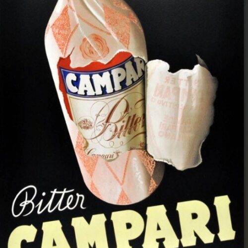 Vintage Advertising Poster - Campari 1948