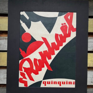 Vintage Advertising Print - Quinquina Vermouth, St Raphael, France, 1953