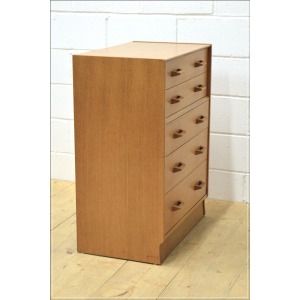 vintage chest of drawers G Plan E Gomme light oak mid century danish DELIVERY