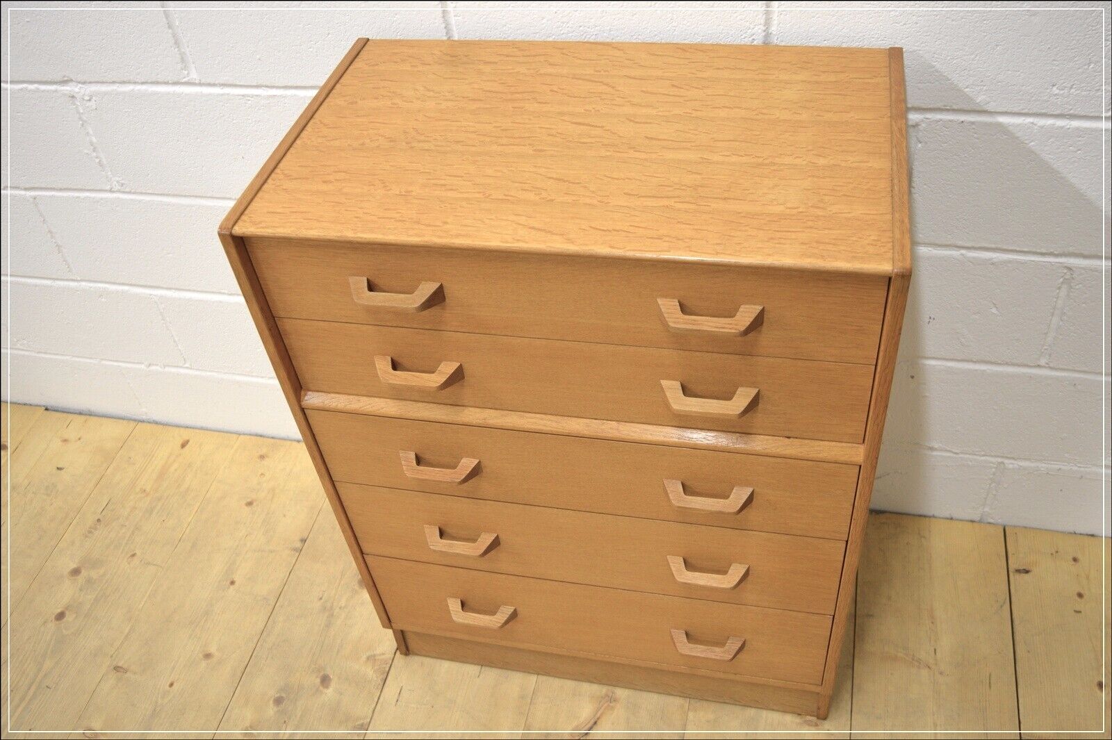 vintage chest of drawers G Plan E Gomme light oak mid century danish DELIVERY