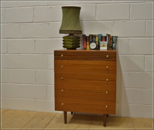 vintage chest of drawers teak by Wrighton mid century danish design DELIVERY