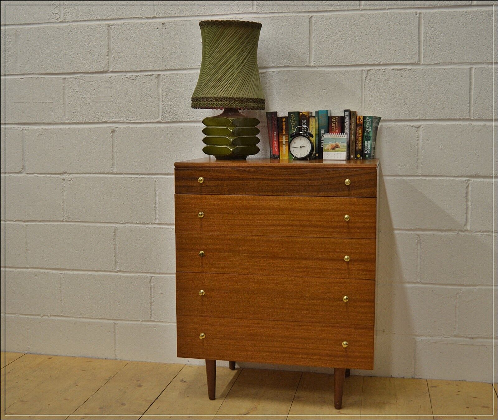vintage chest of drawers teak by Wrighton mid century danish design DELIVERY