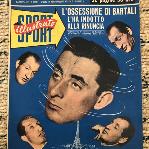 Vintage Cycling Front Cover - Fausto Coppi/Gino Bartali, Bianchi Original, 1953