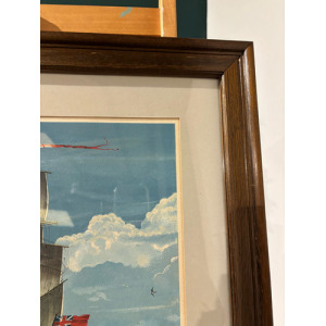 Vintage Lithograph By Richard Linton