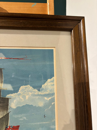 Vintage Lithograph By Richard Linton