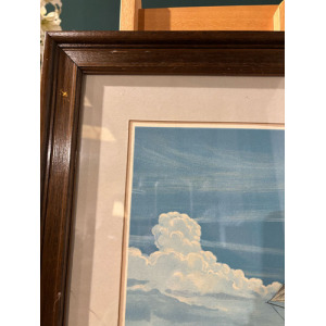 Vintage Lithograph By Richard Linton