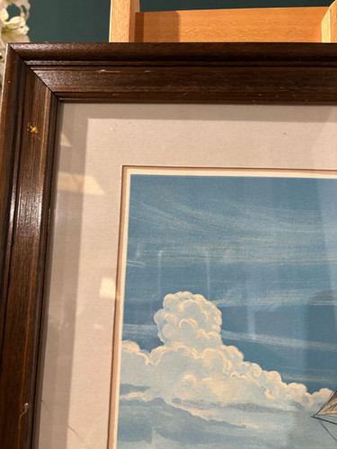 Vintage Lithograph By Richard Linton