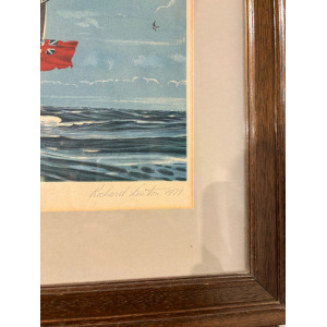 Vintage Lithograph By Richard Linton