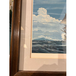 Vintage Lithograph By Richard Linton