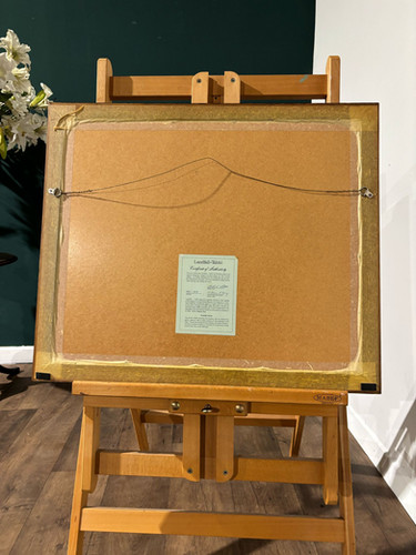 Vintage Lithograph By Richard Linton