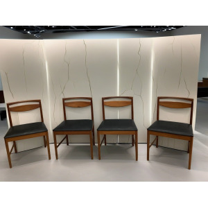Mid-Century Mcintosh Teak Dining Chairs Set of 4