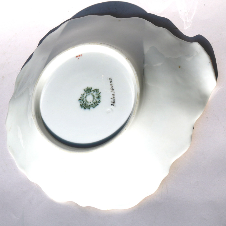 Antique Copeland & Garrett late Spode hand-painted porcelain Dish Bowl 2 C.1840 - Image 5