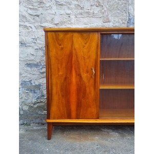 Display Cabinet By McIntosh of Kirkcaldy Scotland Bookcase Shelving Storage Mid Century Vintage Retro Furniture Cupboard Glass Cabinet