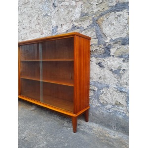 Display Cabinet By McIntosh of Kirkcaldy Scotland Bookcase Shelving Storage Mid Century Vintage Retro Furniture Cupboard Glass Cabinet