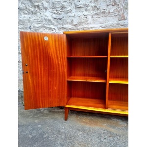Display Cabinet By McIntosh of Kirkcaldy Scotland Bookcase Shelving Storage Mid Century Vintage Retro Furniture Cupboard Glass Cabinet