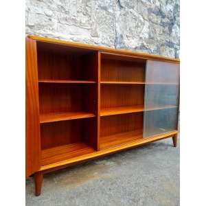 Display Cabinet By McIntosh of Kirkcaldy Scotland Bookcase Shelving Storage Mid Century Vintage Retro Furniture Cupboard Glass Cabinet