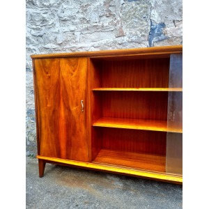 Display Cabinet By McIntosh of Kirkcaldy Scotland Bookcase Shelving Storage Mid Century Vintage Retro Furniture Cupboard Glass Cabinet