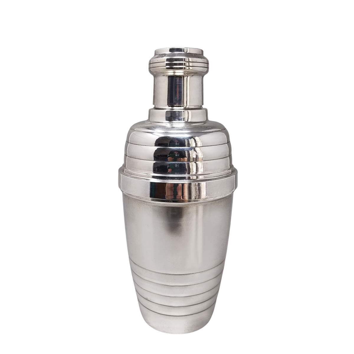 1930s Astonishing Art Deco Cocktail Shaker by Embe. Made in Italy