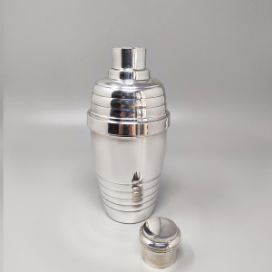 1930s Astonishing Art Deco Cocktail Shaker by Embe. Made in Italy