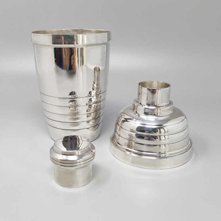 1930s Astonishing Art Deco Cocktail Shaker by Embe. Made in Italy - Image 4